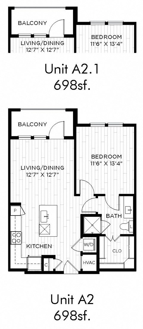 Aura Beacon Island Apartments A2 Floor Plans